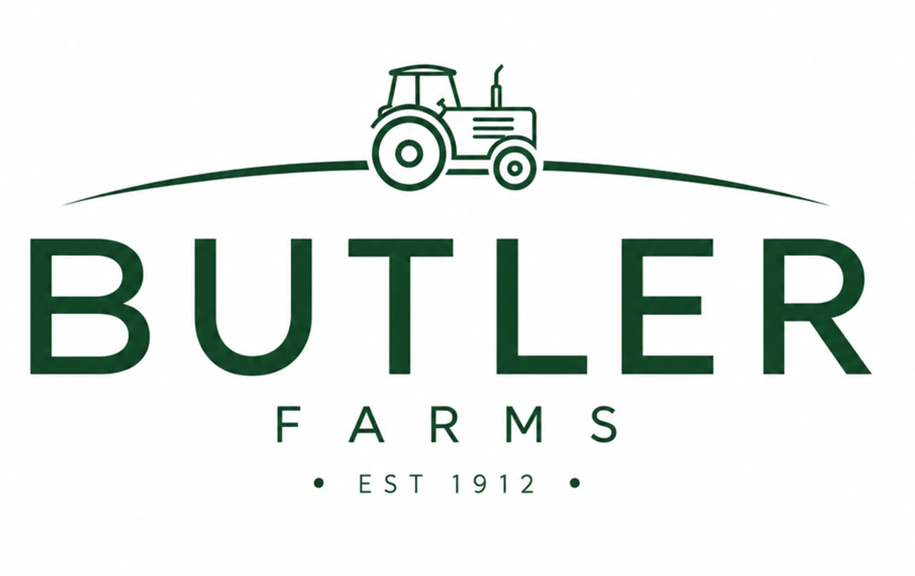 The Butler Farms logo as the PNG the client sent