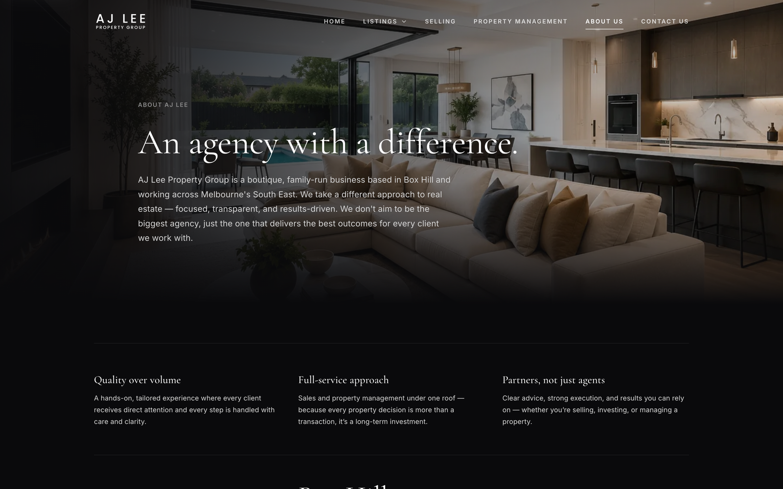 About — the story behind the brand.