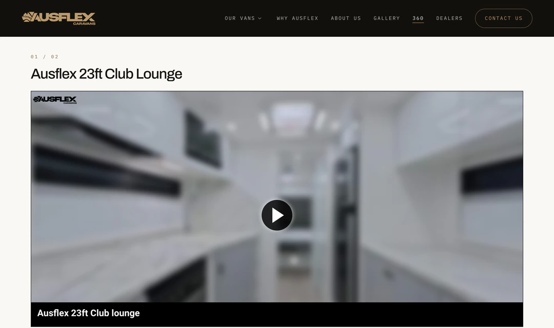 360° virtual tours, embedded from Kuula.