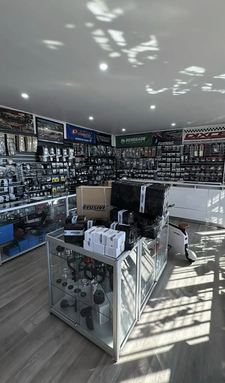 The Elusive Racing shop floor in Clayton South