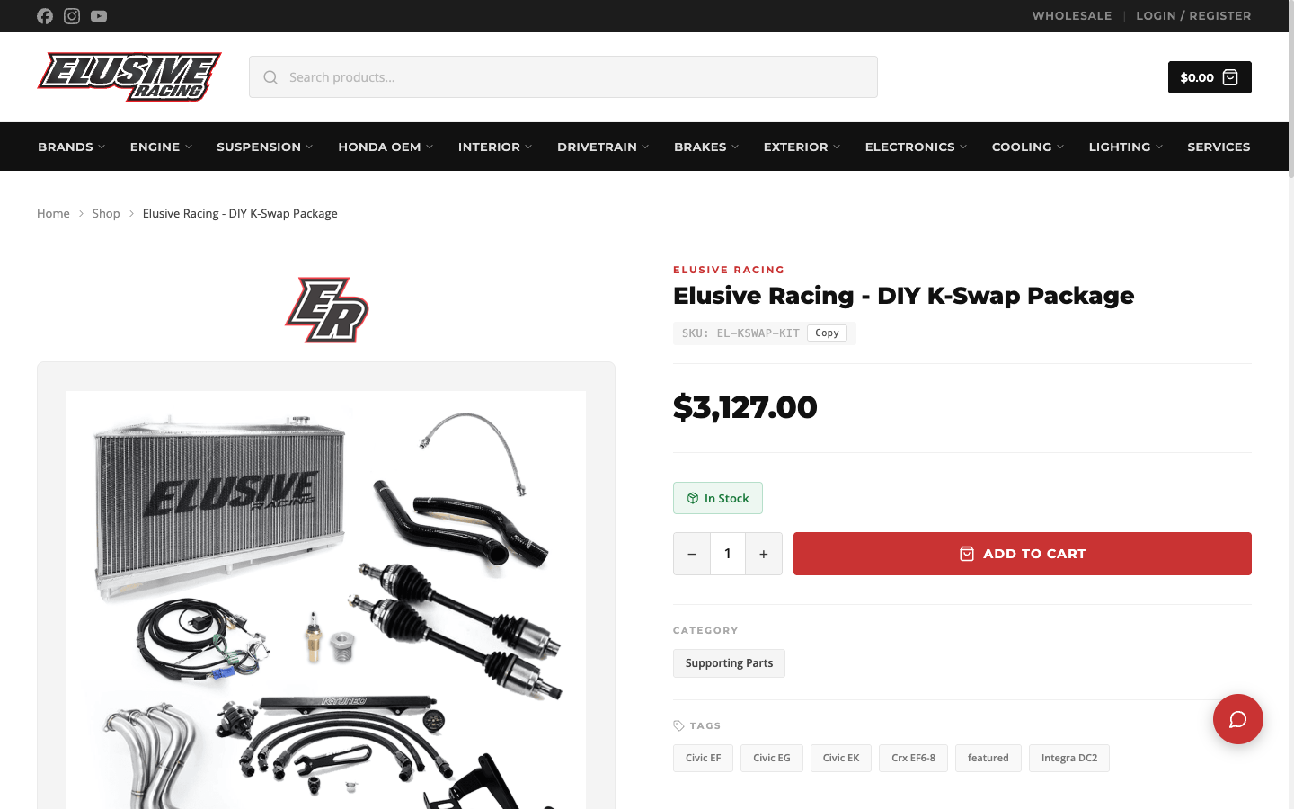 Product detail — fitment, shipping, related parts.