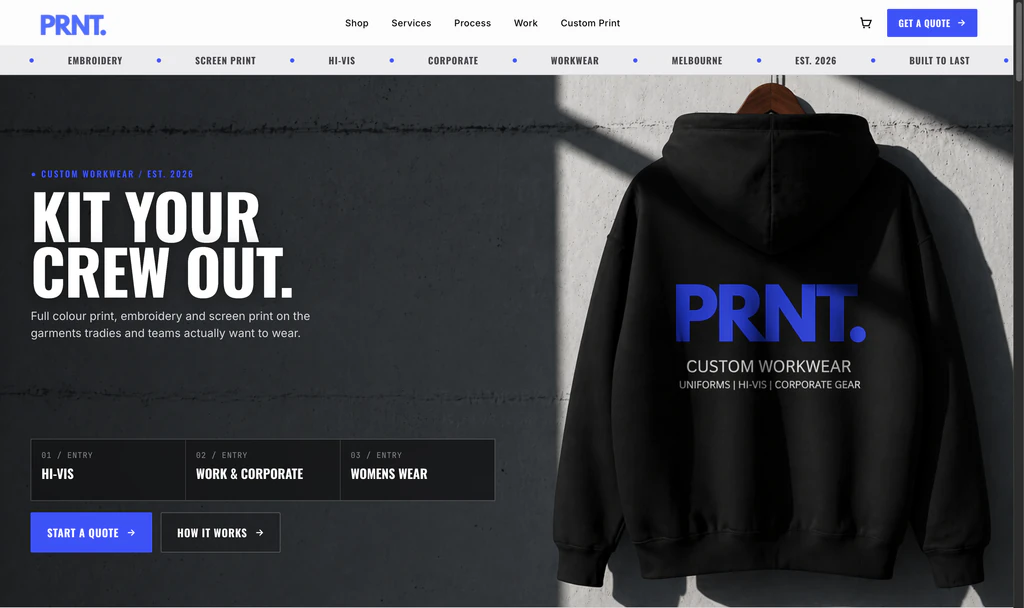 PRNT. website